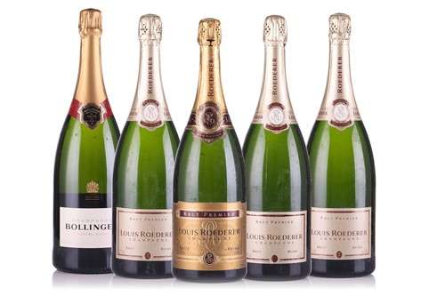 Lot 289 - Five Magnums of assorted non-vintage Champagne,...