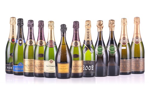 Lot 291 - Twelve bottles of assorted boxed Champagne,...