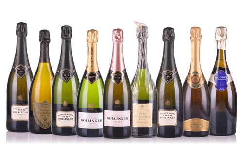 Lot 292 - Nine bottles of assorted Champagne, comprising:...