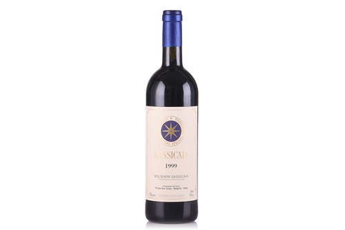 Lot 215 - A bottle of 1999 Bolgheri Sassicaia, 750ml.