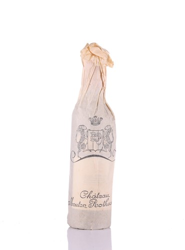 Lot Three bottles of 1986 Chateau Mouton...