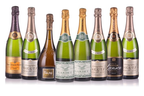 Lot 312 - Eight assorted bottles of Champagne,...