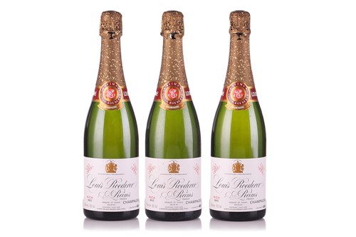 Lot 325 - Three bottles of Louis Roederer Rich Sec...