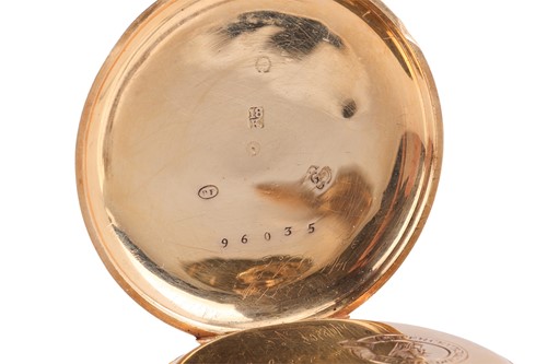 Lot Stauffer, Son & Co. – An ‘18K’ Half-Hunter...