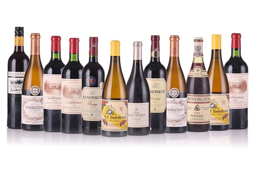 Lot 221 - Twelve bottles of assorted South African wine,...