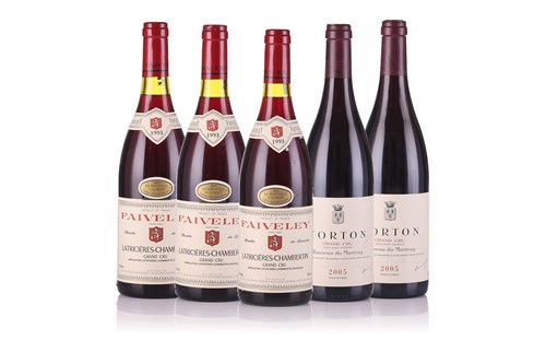 Lot 226 - Two bottles of 2005 Corton Grand Cru, Domaine...