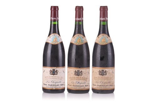 Lot 202 - Three bottles of Hermitage La Chapelle Rouge,...