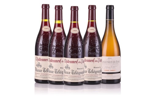 Lot 206 - Four bottles of 1994 Chateauneuf-du-Pape...