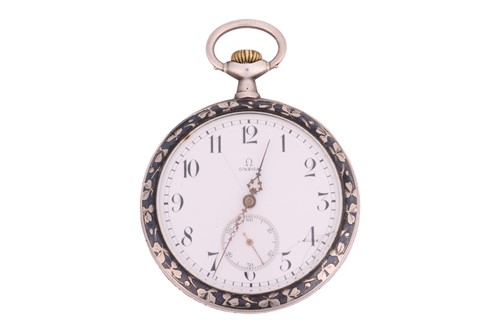 Lot 245 - Omega – Grand Prix Niello Open Face Pocket...