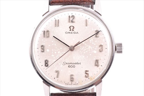 Lot 365 - An Omega 600 Seamaster stainless steel...