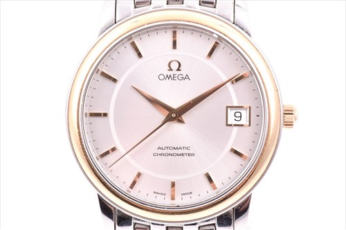 Lot 357 - An Omega Prestige ref. 47003102 two tone...