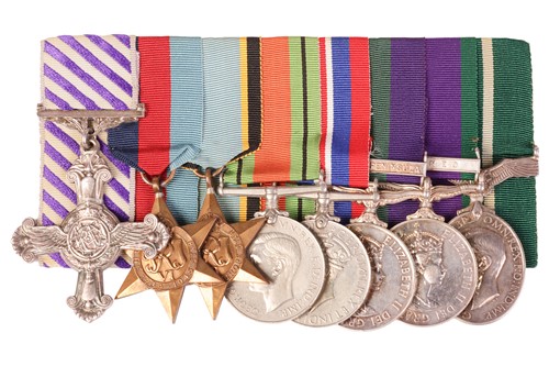 Lot A World War II DFC medal group awarded to...