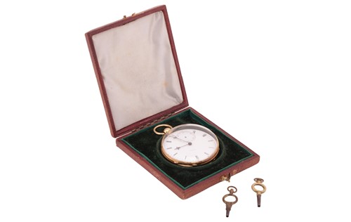 Lot 241 - Badollet Geneve – Open Face Quarter Repeater...