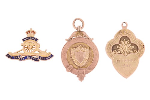 Lot 45 - Three items of commemorative jewellery; The...