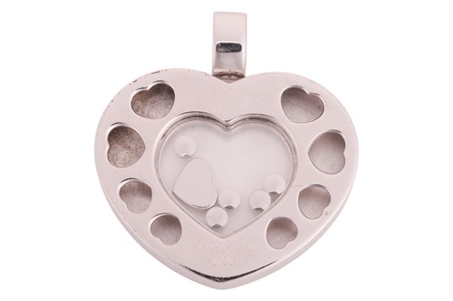 Lot 214 - Chopard - A ‘Happy Diamond’ heart pendant, the...