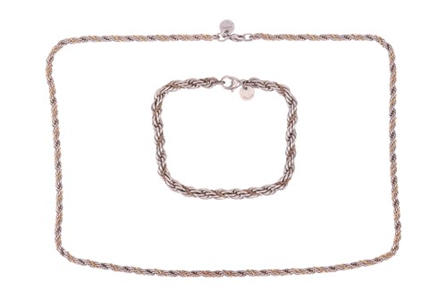 Lot 131 - Tiffany & Co. - a two-tone twisted rope...