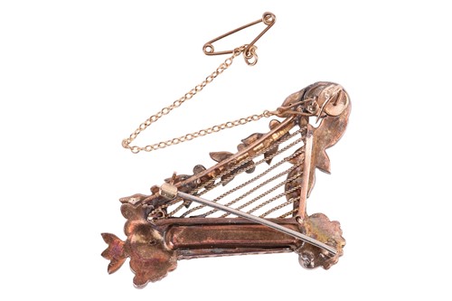 Lot A Victorian multi-gem and diamond set brooch,...
