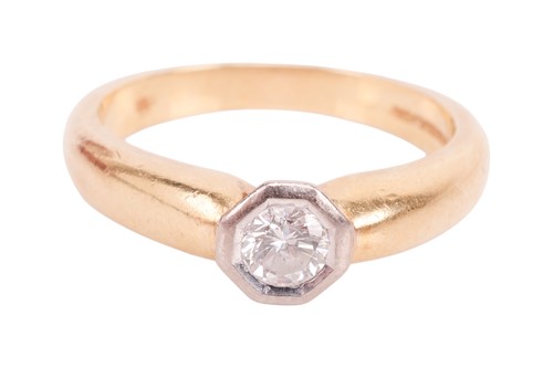 Lot A diamond solitaire ring by Stephen Tyler for...