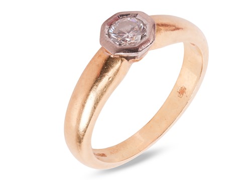 Lot A diamond solitaire ring by Stephen Tyler for...