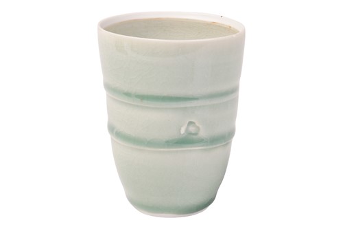 Lot 126 - Edmund De Waal (b.1964), a pale celadon...