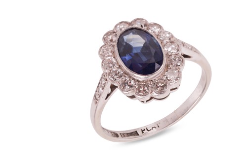 Lot An early 20th century sapphire and diamond...