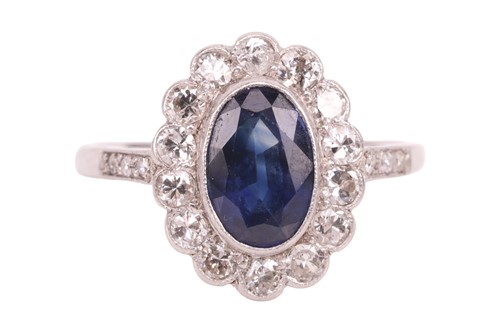 Lot An early 20th century sapphire and diamond...