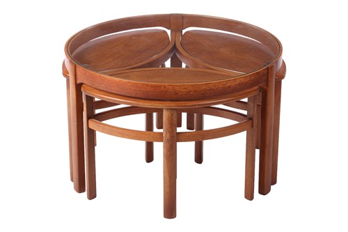 Lot 60 - A mid-century vintage Nathan Trinity teak...