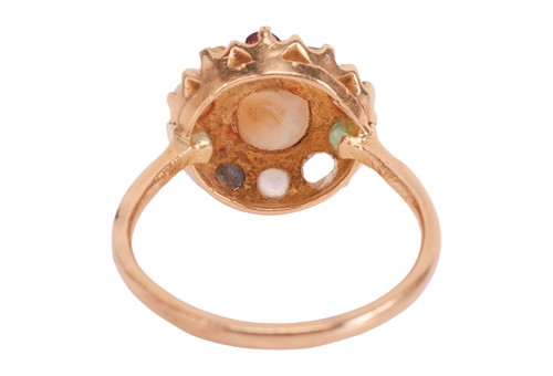 Lot A group of pearl & gem-set jewellery, the ring,...