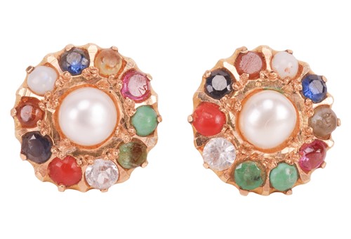 Lot A group of pearl & gem-set jewellery, the ring,...