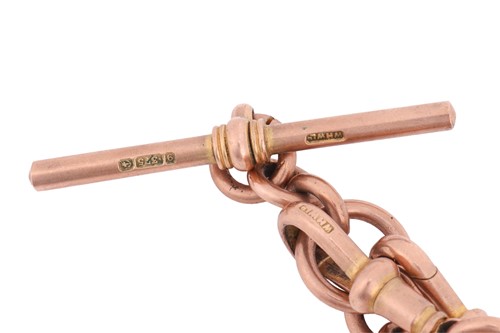 Lot A fancy link fob chain, comprising of a series...